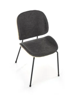 Krzesło Kaia dąb naturalny/ szare