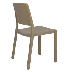 Krzesło Kate beżowe z tworzywa