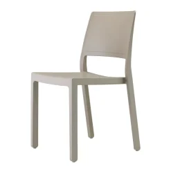 Krzesło Kate beżowe z tworzywa