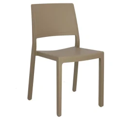 Krzesło Kate beżowe z tworzywa