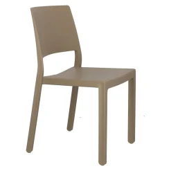 Krzesło Kate beżowe z tworzywa