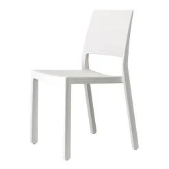 Krzesło Kate białe z tworzywa