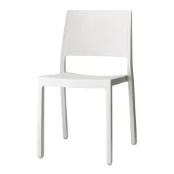 Krzesło Kate białe z tworzywa