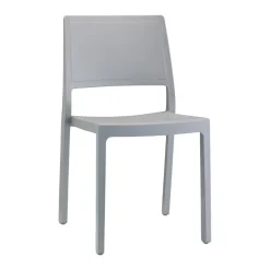 Krzesło Kate szare z tworzywa