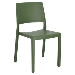 Krzesło Kate zielone z tworzywa