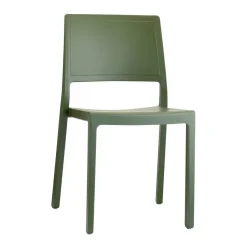 Krzesło Kate zielone z tworzywa