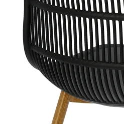 Krzesło Klaus czarne boho