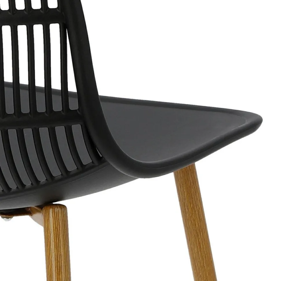 Krzesło Klaus czarne boho