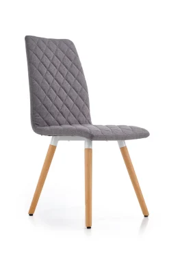 Krzesło Kolorado szare/buk