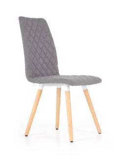 Krzesło Kolorado szare/buk