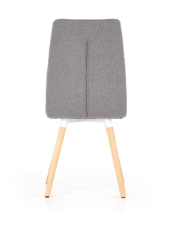 Krzesło Kolorado szare/buk