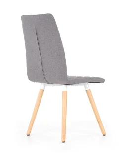 Krzesło Kolorado szare/buk