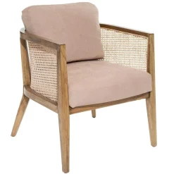 Krzesło Koza z podłokietnikami beżowe