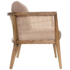 Krzesło Koza z podłokietnikami beżowe