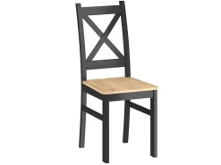 Krzesło Lacie czarne/dąb złoty