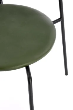 Krzesło Lander zielone/ rattan