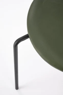 Krzesło Lander zielone/ rattan