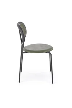 Krzesło Lander zielone/ rattan