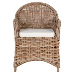 Krzesło Larisa rattan/szare