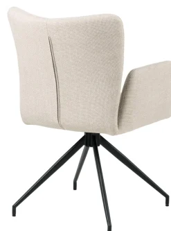 Krzesło Laura z podłokietnikami beżowe