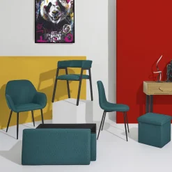 Krzesło Lavia turkusowe