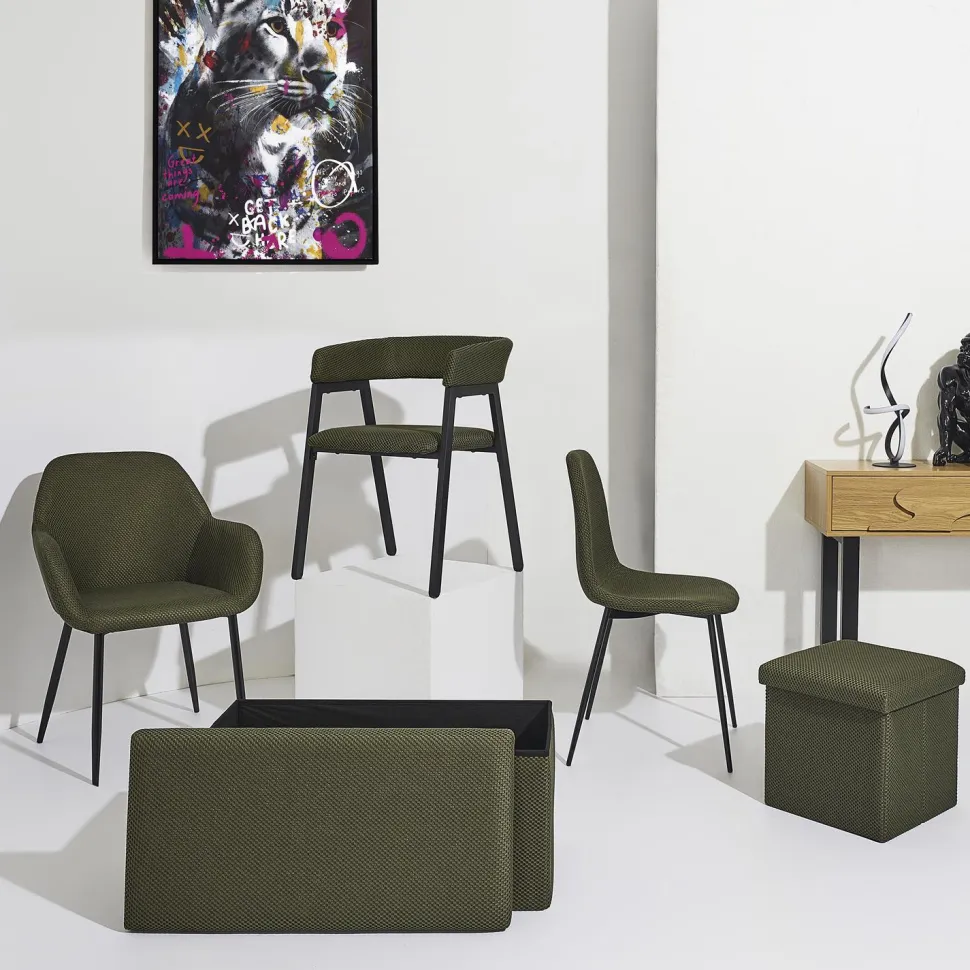 Krzesło Lavia zielone khaki