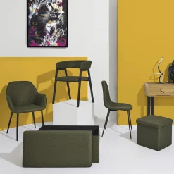 Krzesło Lavia zielone khaki