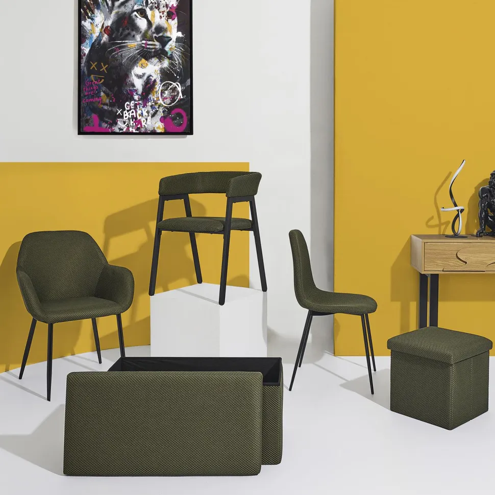 Krzesło Lavia zielone khaki