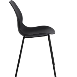 Krzesło Layer 4 czarne nowoczesne