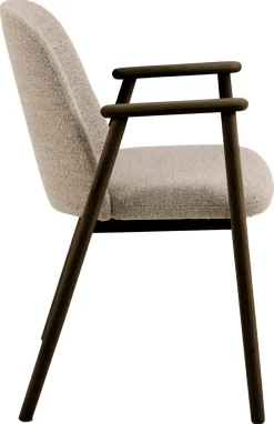 Krzesło Leo beżowe/ dąb dymiony Monza 60