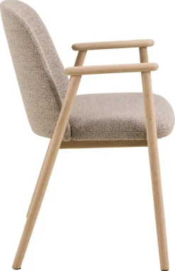 Krzesło Leo beżowe/ dąb Monza 60