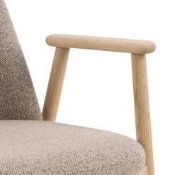 Krzesło Leo beżowe/ dąb Monza 60