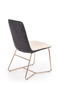 Krzesło Lirena kremowe/złote