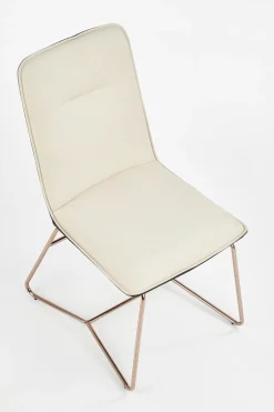 Krzesło Lirena kremowe/złote