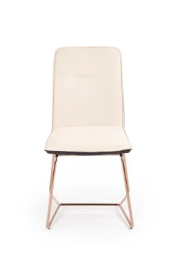 Krzesło Lirena kremowe/złote