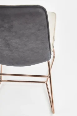 Krzesło Lirena kremowe/złote