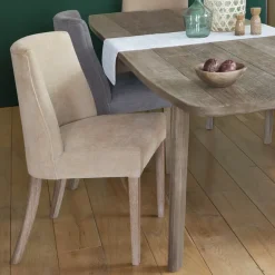 Krzesło Livia beżowe/bielone