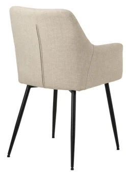 Krzesło Lizzy z podłokietnikami beżowe