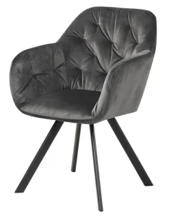 Krzesło Lola VIC Dark grey auto return  tapicerowane