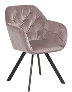 Krzesło Lola VIC Dusty Rose auto return tapicerowane