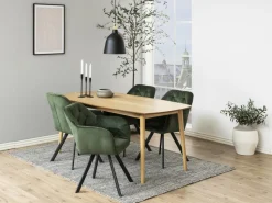 Krzesło Lola VIC Forest green auto return tapicerowane