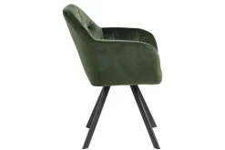 Krzesło Lola VIC Forest green auto return tapicerowane