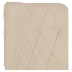 Krzesło Loretta velvet beżowe czarne