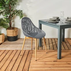 Krzesło Lucena szare