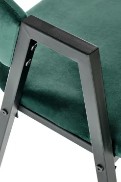 Krzesło Lucette zielone