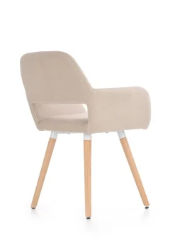 Krzesło Luizjana beżowe/buk