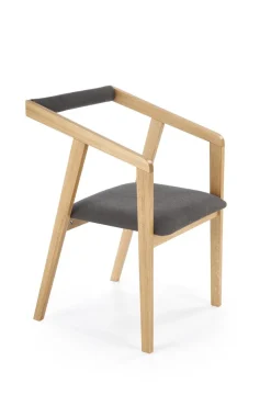 Krzesło Luza dąb naturalne/ szare