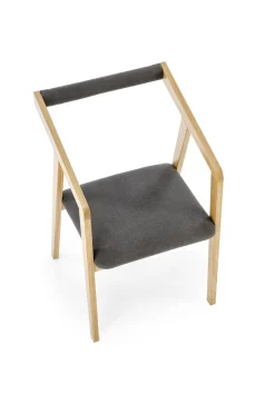 Krzesło Luza dąb naturalne/ szare