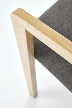 Krzesło Luza dąb naturalne/ szare