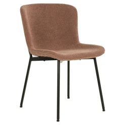 Krzesło Maceda boucle miedziane/ czarne